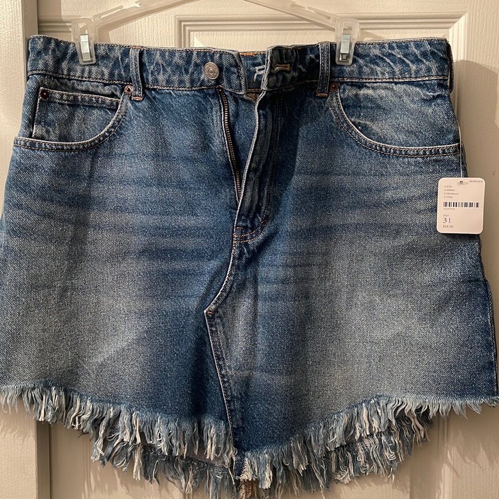 Free People Denim Skirt NWT